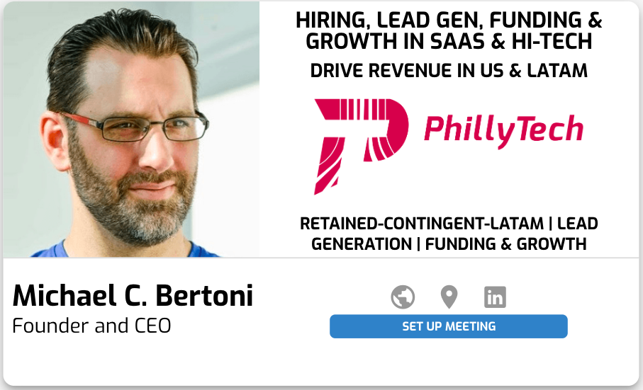 Michael C Bertoni - Digital Business Card - PhillyTech - 33